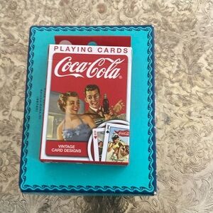 Vintage Style Coca Cola Cards Free w Purchase